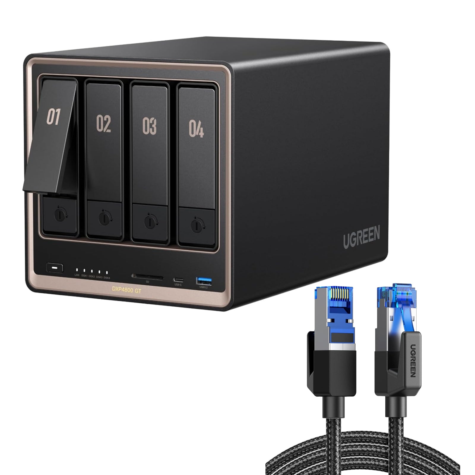 99,880でデュアル10GbE NAS｜DXP4800 GT