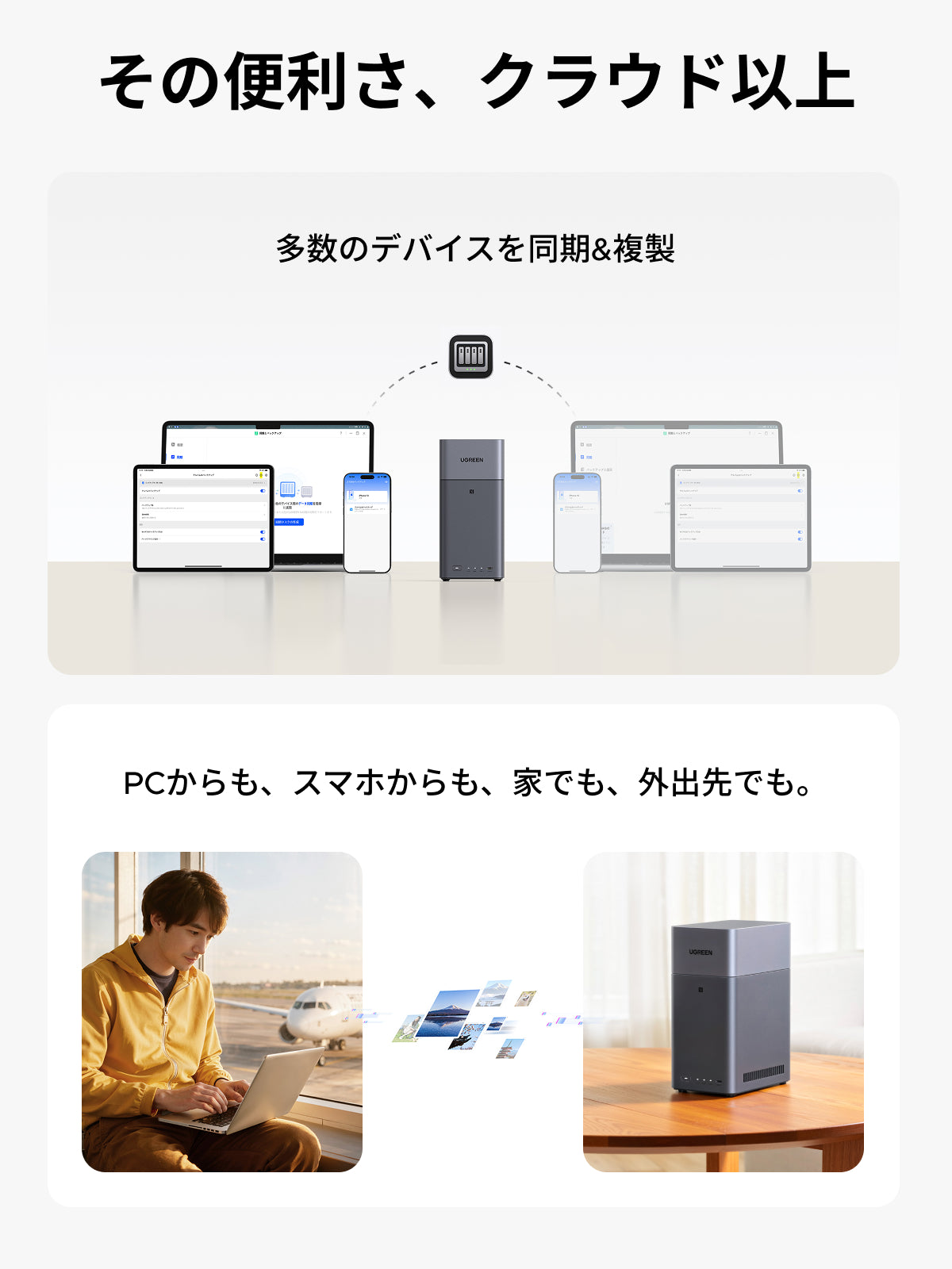 NASync DH2300 2ベイNASストレージ｜家庭用・初心者向け