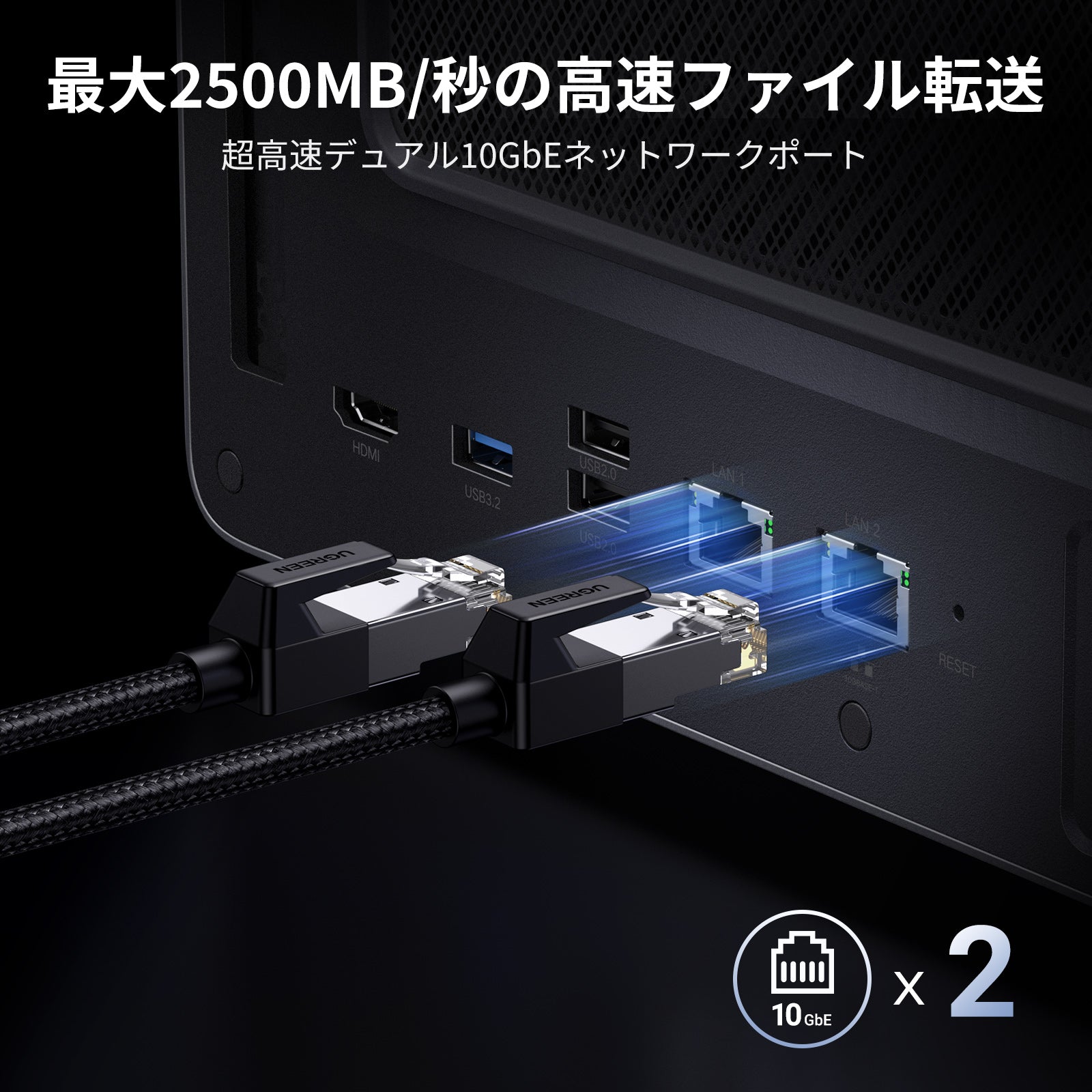 UGREEN 6ベイ NAS｜最大208TB & 30日間の安心お試し