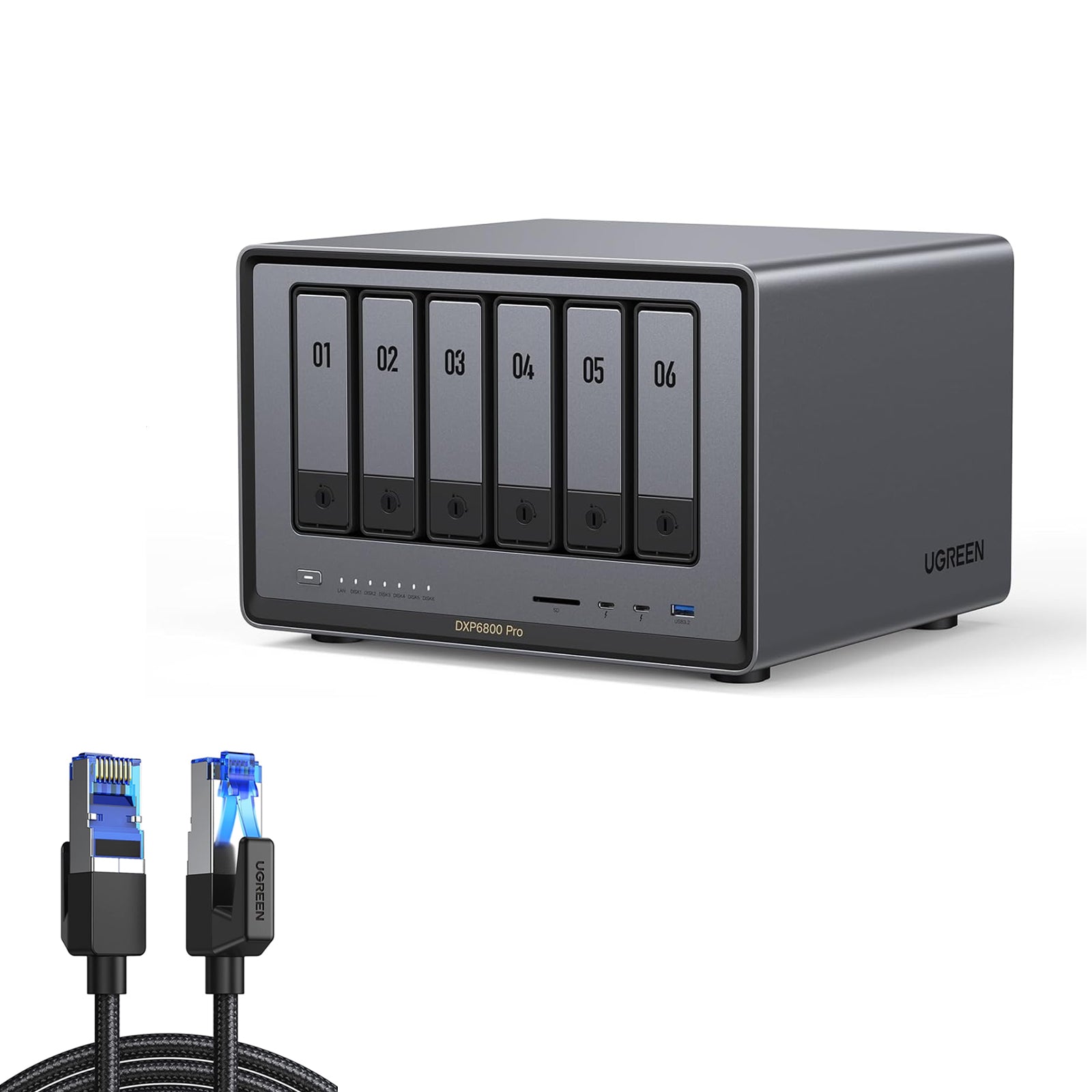UGREEN 6ベイ NAS｜最大208TB & 30日間の安心お試し