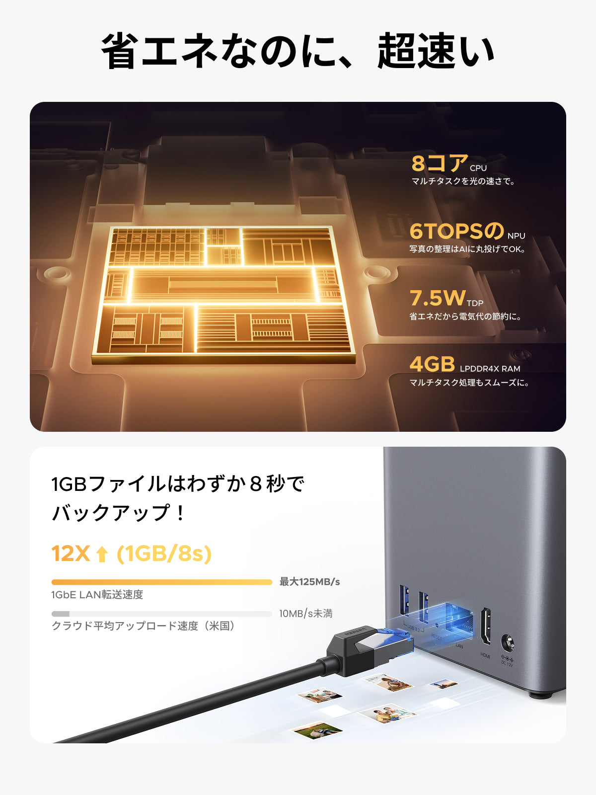 NASync DH2300 2ベイNASストレージ｜家庭用・初心者向け