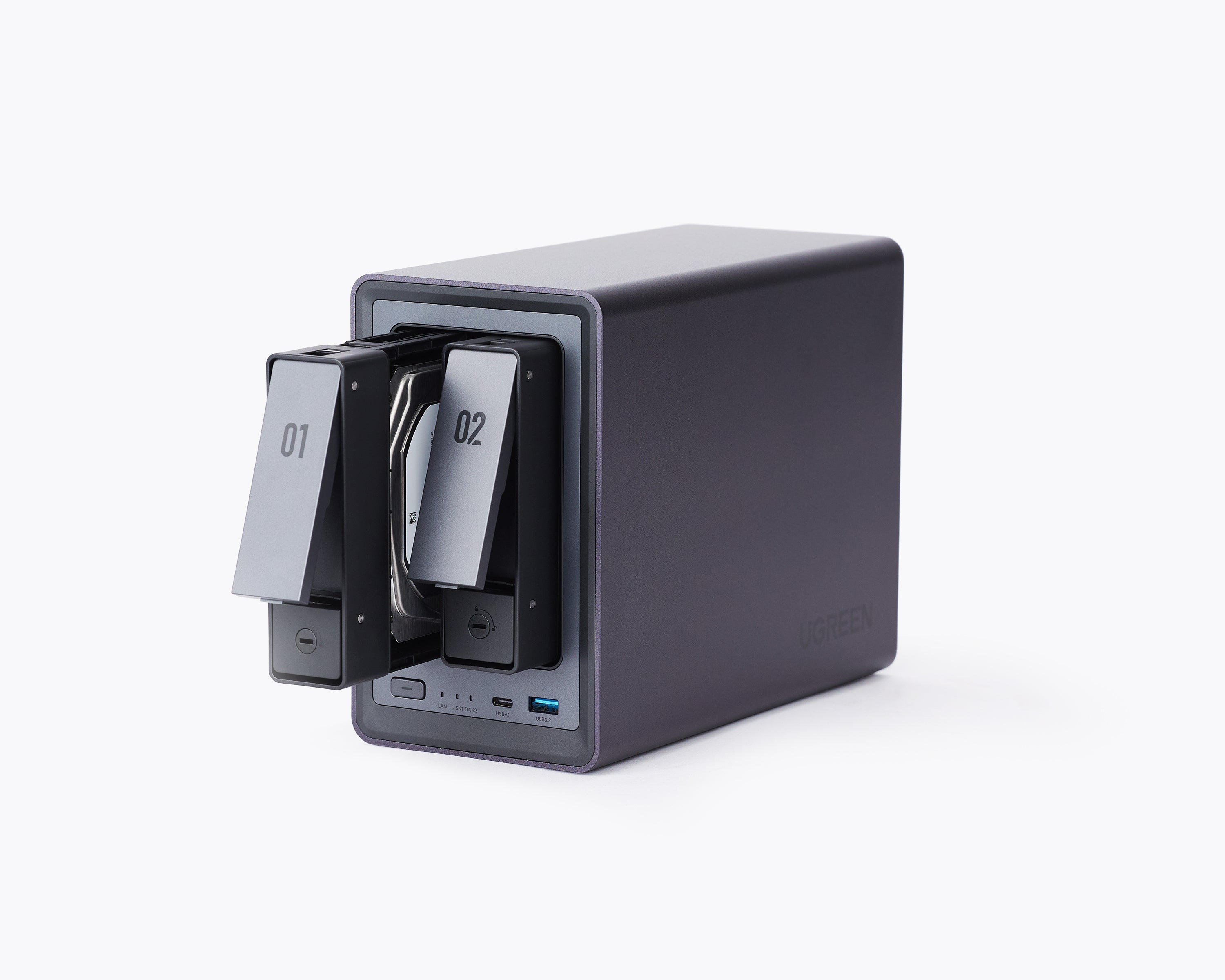 UGREEN NAS 2 ベイ｜80TB大容量と30日間の安心お試し